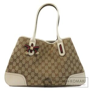 Starting Gucci GG Tote Bag Canvas Leather
